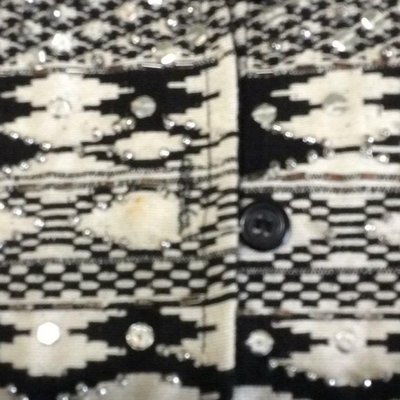 ❤️ UC Silver beaded & sequined VEST - Picture 7 of 7